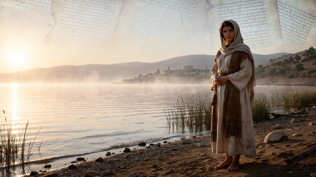 Mary Magdalene stands ready