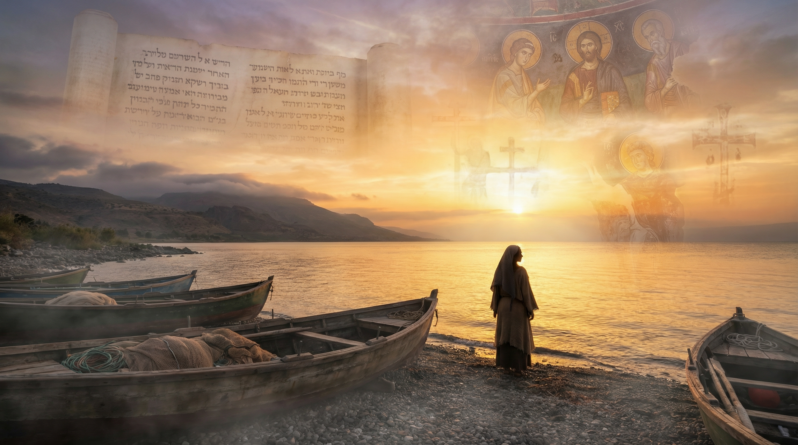 Mary Magdalene stands ready